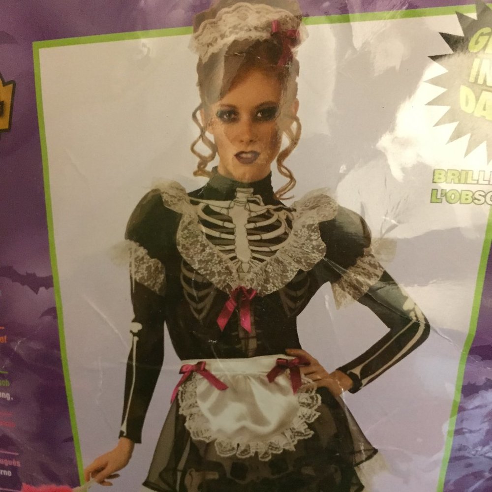 "Skellie Maid" Costume (Glow in the Dark)